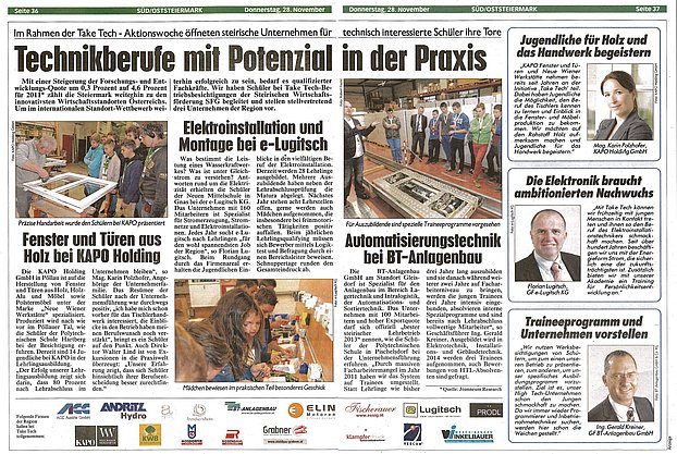 BT-Anlagenbau - Presse Archiv - Kronen Zeitung 28 11 2013